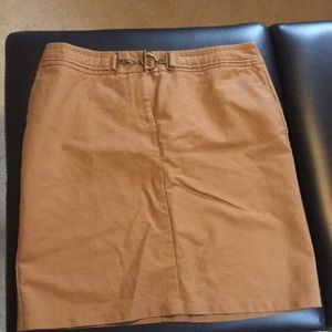 Never worn Camel Colored Mid length dress Skirt
